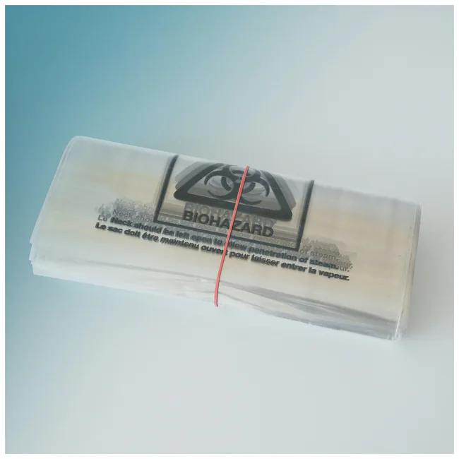 Пакет CORNING™ SA14-10 розміром 400х600 мм поліпропіленовий з зображенням символу біологічної небезпеки для автоклавування при температурі 134°С